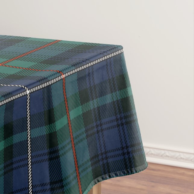 Toalha De Mesa Xadrez Tartan Scottish Clan Robertson (Posição Original)