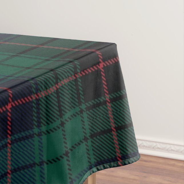 Toalha de Mesa Xadrez Tártaro Escocês Clã Davidson (Posição Original)