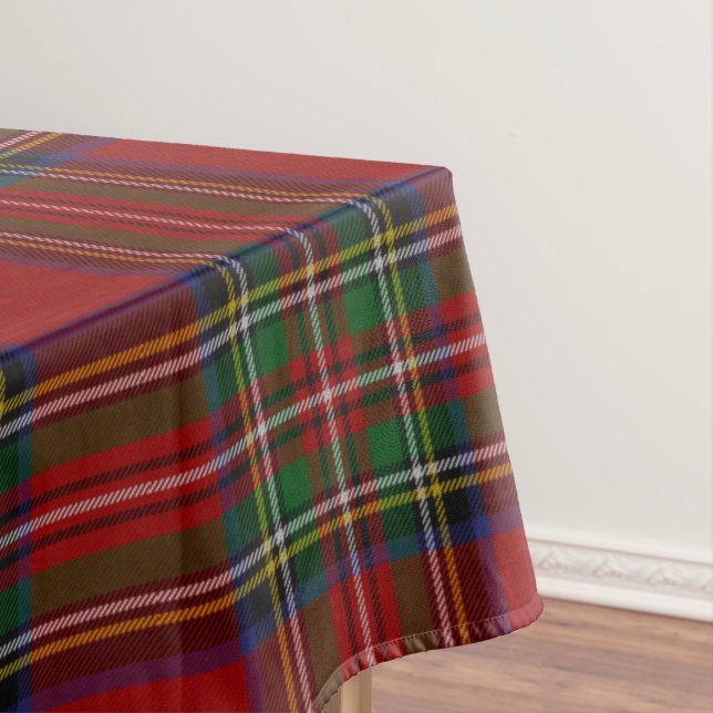 Toalha De Mesa Xadrez Tradicional de Stewart Tartan (Posição Original)