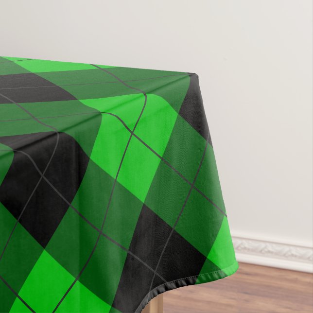 Toalha de Mesa Xadrez Verde (Posição Original)