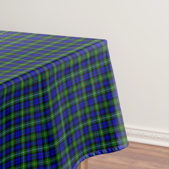 Toalha De Mesa Xadrez verde azul Campbell tartan (Posição Original)