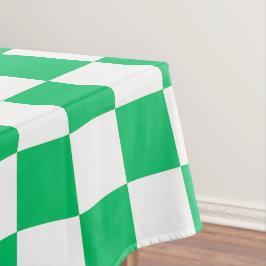 Toalha De Mesa Xadrez verde clássico