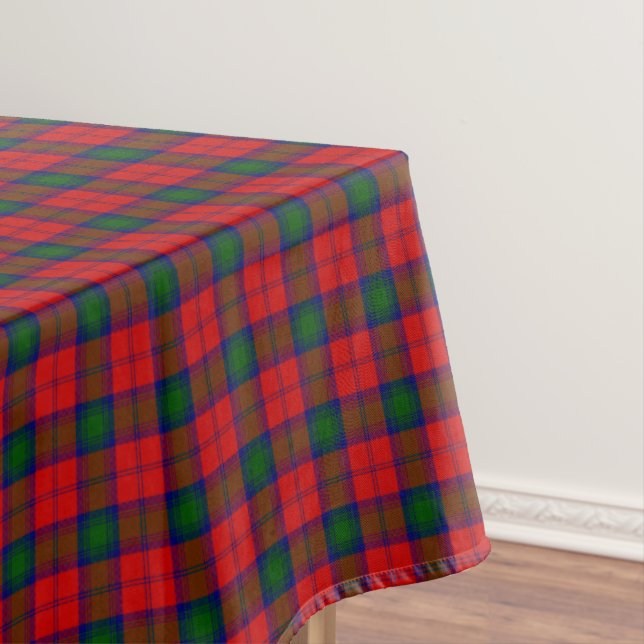 Toalha De Mesa Xadrez verde-vermelha Lindsay tartan (Posição Original)