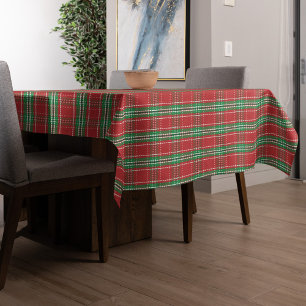 Toalha De Mesa Xadrez Vermelha do Campo Vermelho da Casa Farmada 