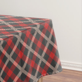 Toalha De Mesa Xadrez Vermelha Flannel Lumberjack