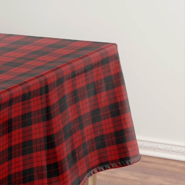 Toalha de mesa xadrez vermelho de Natal Buffalo Pl (Posição Original)