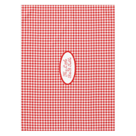 Toalha De Mesa Xadrez Vermelho de Vichy para Negócios, Pousadas,