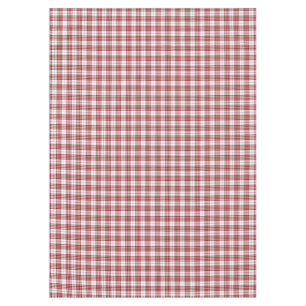 Toalha De Mesa xadrez vermelho e branco Buchanan tartan