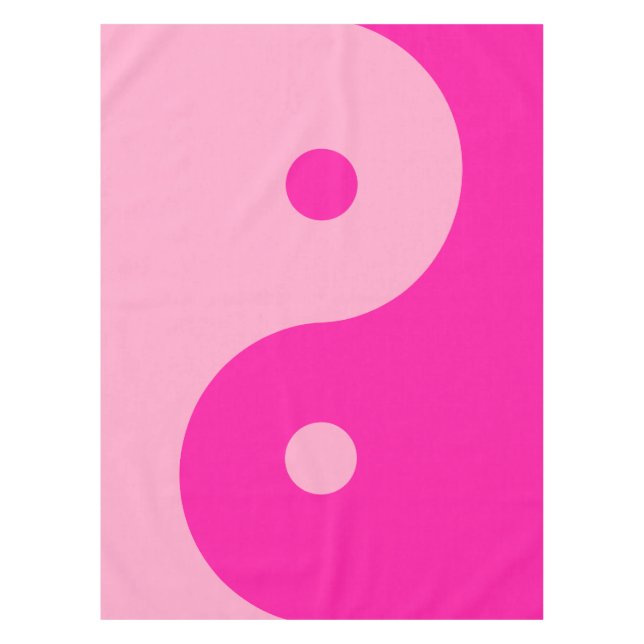Toalha De Mesa Yin Yang Pink (Frente)