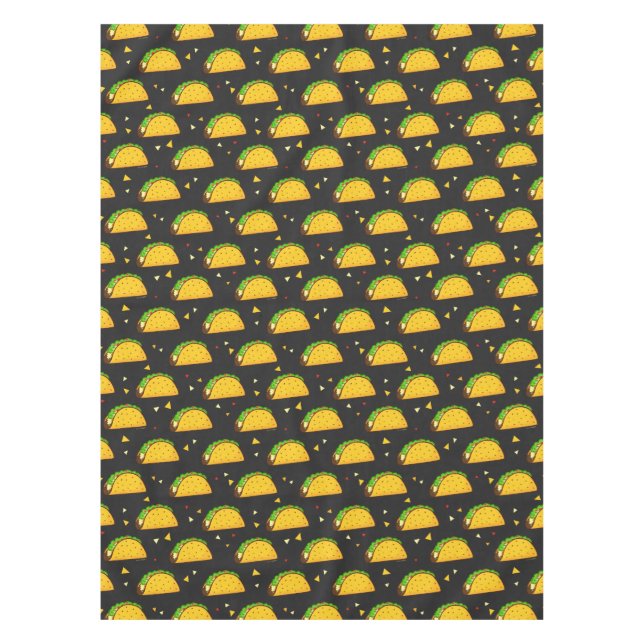 Toalha De Mesa Yummy Taco Pattern (Frente)