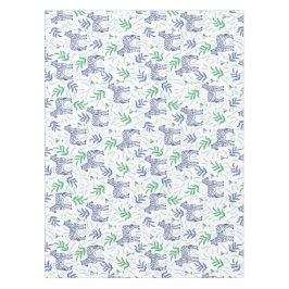 Toalha De Mesa Zebras e Martinis Branco