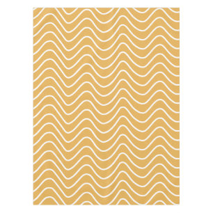 Toalha De Mesa Zigzag Amarelo do Padrão do Chevron Retroativo