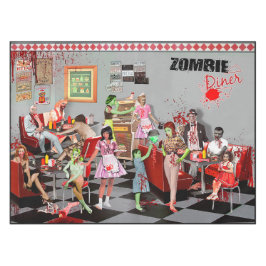 Toalha De Mesa Zombie Diner
