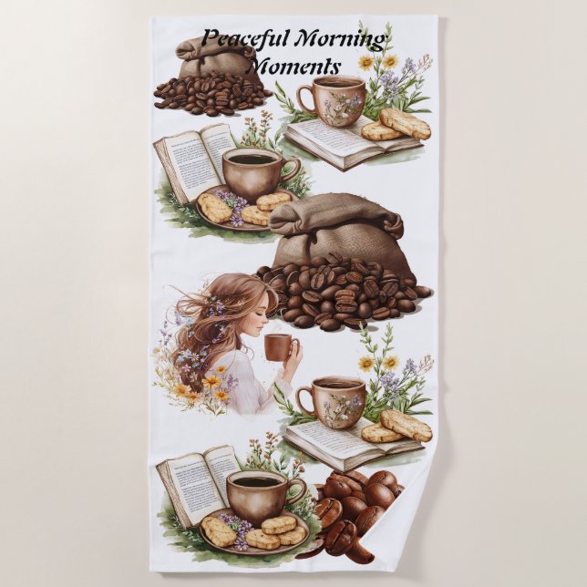 Toalha de Momento da Manhã Pacífica (Frente)