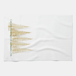 Toalha de ouro da Manhã de Natal da Tea Kitchen