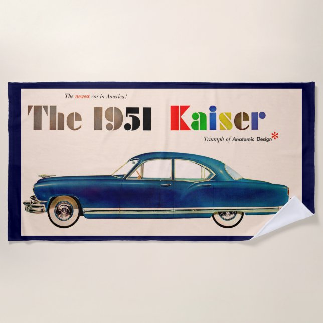 Toalha De Praia 1951 Kaiser (Frente)