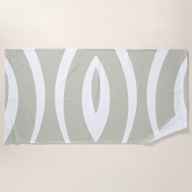 Toalha De Praia 1 Ritmo de natureza minimalista (Frente)