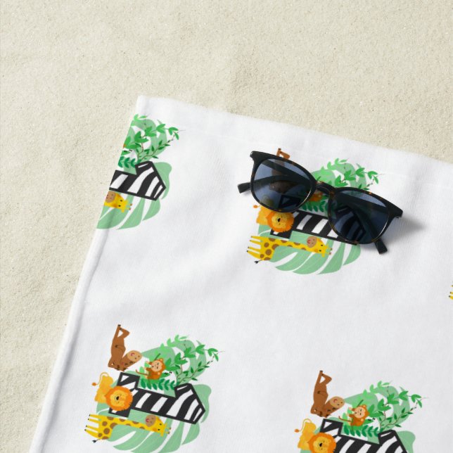 Toalha De Praia 1 year old! Happy Birthday baby! (In Situ)