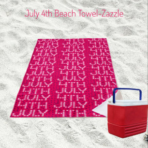 Toalha De Praia 4 de julho