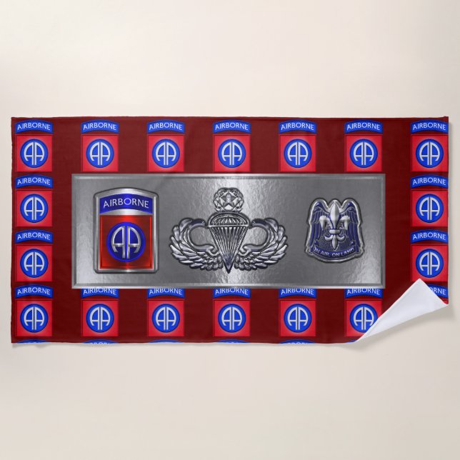 Toalha De Praia 82.a divisão de bordo (Frente)