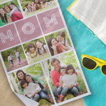 Toalha De Praia 9 Dia de as mães de Colagem de Fotografias<br><div class="desc">Tire essas fotos do seu telefone e coloque-as em uma foto que você pode dar como presente</div>