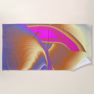 Toalha De Praia A Mágica do Verão, Abstrato 3D Art