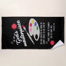 Toalha De Praia A obra-prima do deus