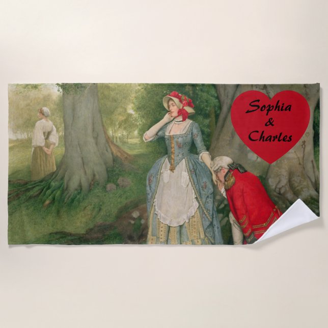 Toalha De Praia A proposta de Sir James Dromgole Linton (Frente)