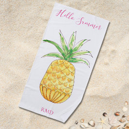 Toalha De Praia Abacaxi