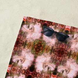 Toalha De Praia Abra Milkweed Pods | Sementes de Seda | Sangria