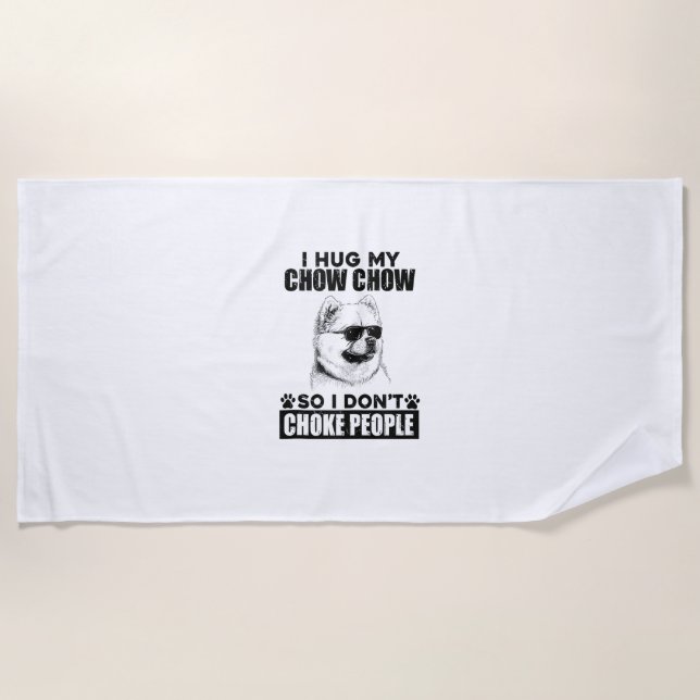 Toalha De Praia Abraçar Minha Vaca Para Que Eu Não Engole Pessoas  (Frente)