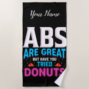 Toalha De Praia Abs São Excelentes, Mas Já Tentou Rosquinhas?