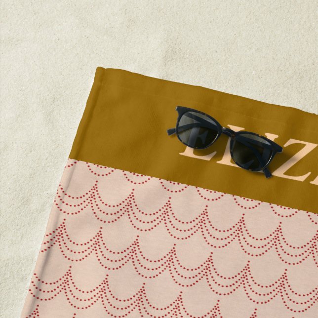 Toalha De Praia Abstrato chamado Faux Chandelier Patrern (In Situ)