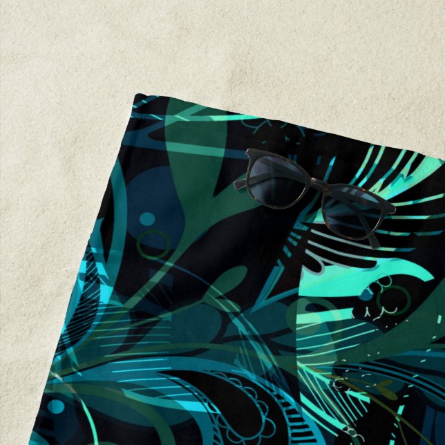 Toalha De Praia Abstrato Mandala 3 (In Situ)