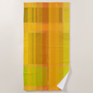 Toalha De Praia Abstrato moderno | Cores de citrinos coloridos