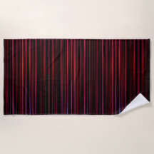 Abstrato Red Stripes em preto