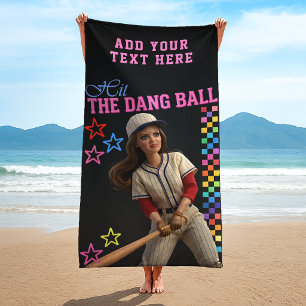 Toalha De Praia Acerta a Bola, Caramba! Boneca de Mãe de Jogador d