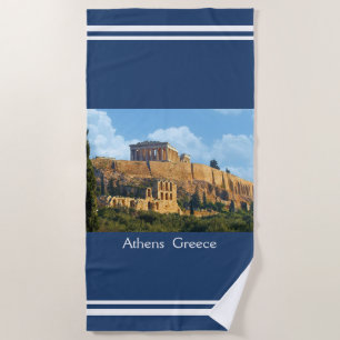 Toalha De Praia Acropolis Beach Towel