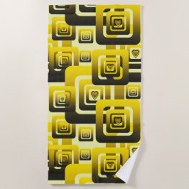 Toalha De Praia Activate My Heart Pattern