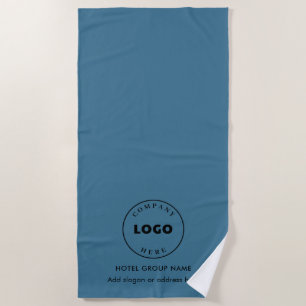 Toalha De Praia Adicionar logotipo da empresa e nome do hotel pers