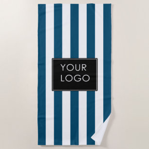Toalha De Praia Adicionar logotipo para empresas Espessas Blue Str