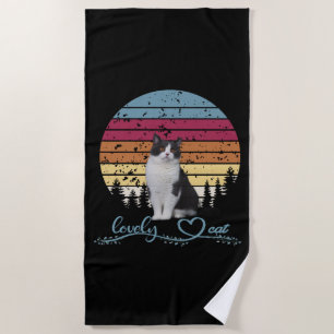 Toalha De Praia Adorável Cat