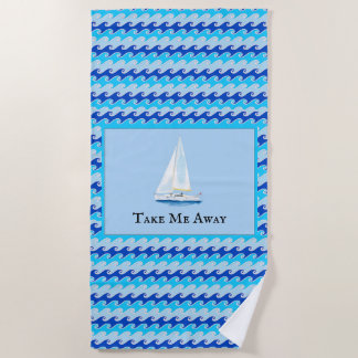 Toalha De Praia Afastar-Me Personalizável