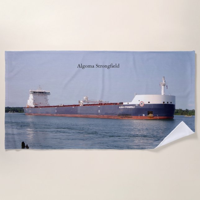 toalha de praia Algoma Strongfield carregada (Frente)