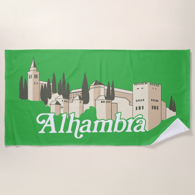 Toalha De Praia Alhambra (Frente)