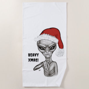 Toalha De Praia Alienígena ruim, Natal pesado!