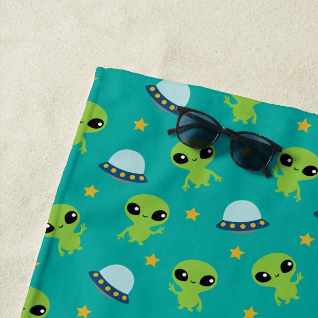 Toalha De Praia Aliens Beach Towel (In Situ)