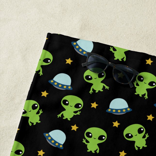 Toalha De Praia Aliens Beach Towel (In Situ)
