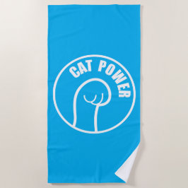 Toalha De Praia Alimentação de Cat