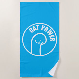 Toalha De Praia Alimentação de Cat